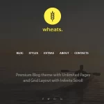 دانلود قالب وردپرس Wheats - پوسته وبلاگ خلاقانه و حرفه ای وردپرس