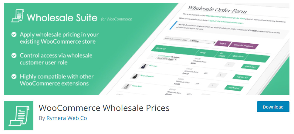دانلود افزونه ووکامرس WooCommerce Wholesale Prices Premium
