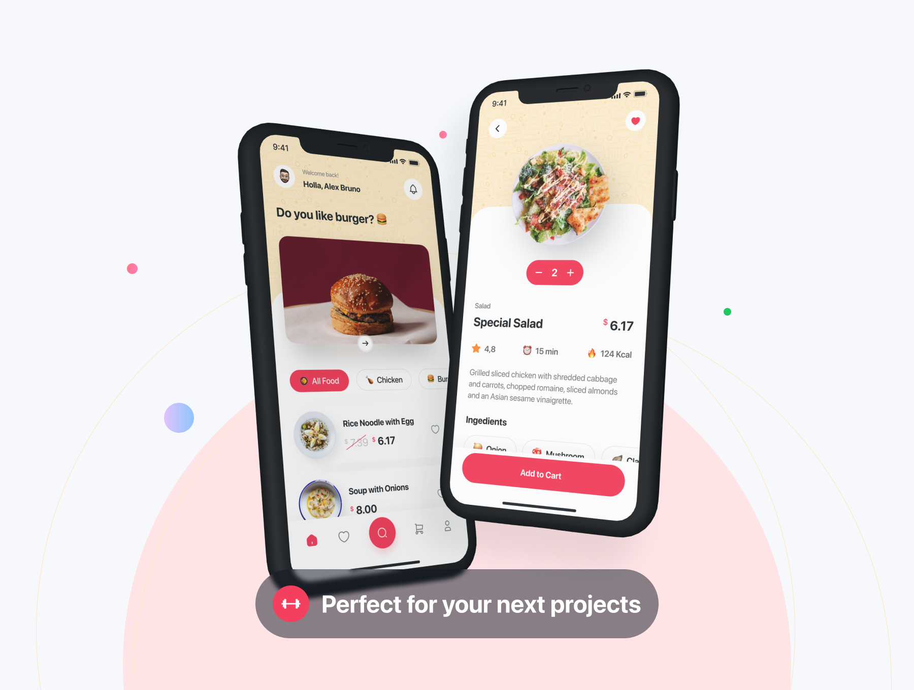 Foodline - Food Delivery App UI Kit