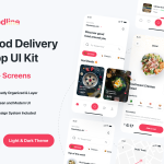 دانلود رابط کاربری Foodline - Food Delivery App UI Kit