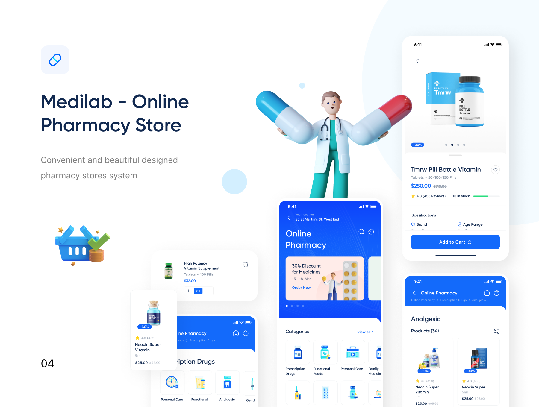 Medilab - Super Medical App UI Kit