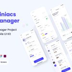 دانلود رابط کاربری Miniacs - Manager Business App UI Kit