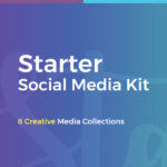دانلود مجموعه بنرهای چند منظوره شبکه های اجتماعی Starter Social Media Kit