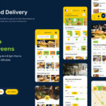 دانلود رابط کاربری Food Delivery App
