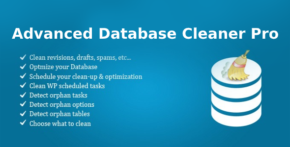 دانلود افزونه وردپرس WordPress Advanced Database Cleaner Pro