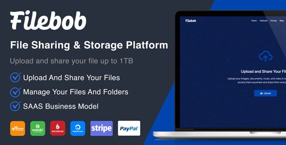 دانلود اسکریپت Filebob - اسکریپت آپلود سنتر و مدیریت فایل