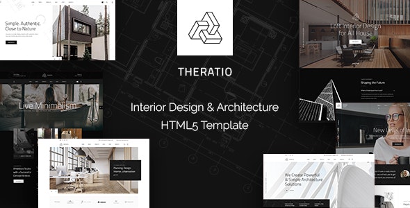 دانلود قالب سایت Theratio - قالب معماری حرفه ای HTML5