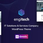دانلود قالب شرکتی و IT وردپرس Engitech