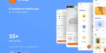 دانلود E-Shop - eCommerce Mobile App UI KIT