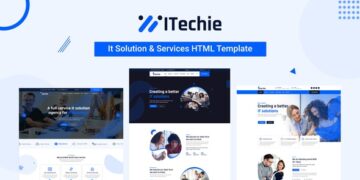 دانلود قالب سایت Itechie - قالب خدمات و فناوری اطلاعات HTML