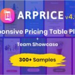 دانلود افزونه وردپرس ARPrice - ساخت انواع جدول حرفه ای و پیشرفته در وردپرس