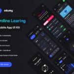 دانلود Edumy - Online Learning Mobile App UI Kit