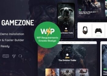 دانلود قالب گیمینگ وردپرس Gamezone