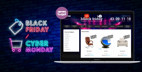 دانلود افزونه Black Friday / Cyber Monday Mode for WooCommerce