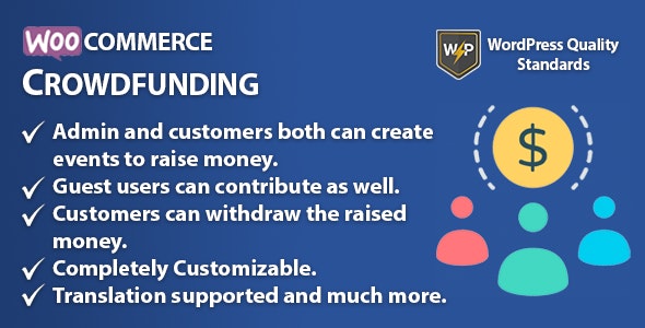 دانلود افزونه وردپرس WooCommerce Crowdfunding