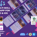 دانلود سورس کد فلاتر Gameplay Multi Skill Tournament App