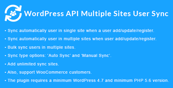 دانلود افزونه وردپرس WordPress API Multiple Sites User Sync