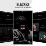 دانلود قالب سایت Blackex - قالب آتلیه عکاسی و نمونه کار HTML