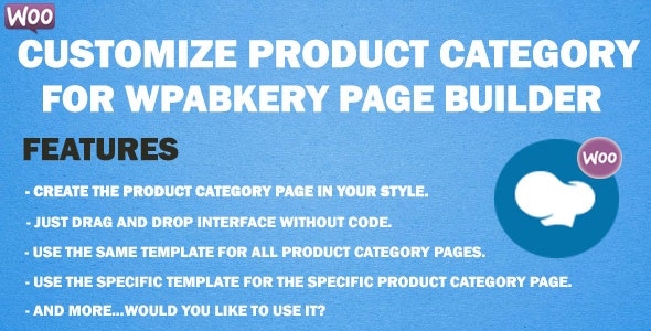 افزونه وردپرس Customize Product Category - افزودنی صفحه ساز WPBakery Page Builder