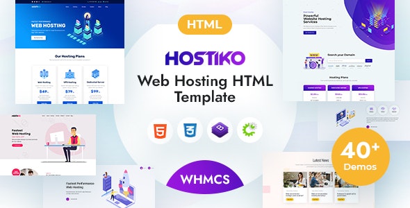 دانلود قالب وردپرس Hostiko – پوسته هاستینگ HTML و WHMCS وردپرس