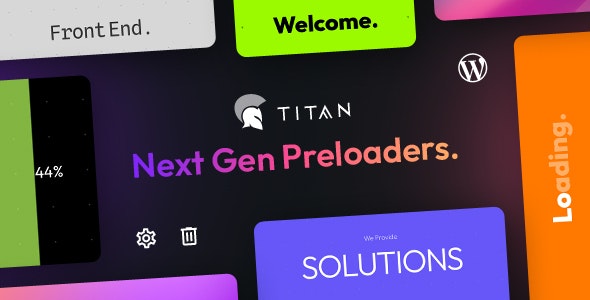دانلود افزونه وردپرس Titan Preloaders & Page Transitions
