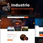 دانلود قالب HTML صنعتی حرفه ای Industrio