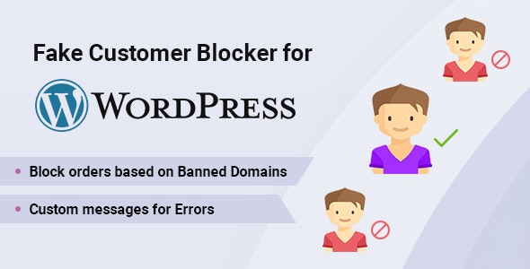 افزونه وردپرس Fake Customer Blocker for WordPress