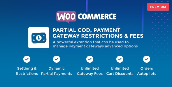 دانلود افزونه وردپرس WooCommerce Partial COD