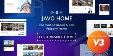 دانلود قالب مشاور املاک وردپرس Javo Home