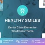 دانلود قالب دندانپزشکی وردپرس Healthy Smiles