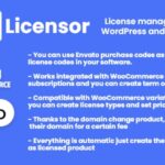 دانلود افزونه مدیریت لایسنس وردپرس و ووکامرس Licensor