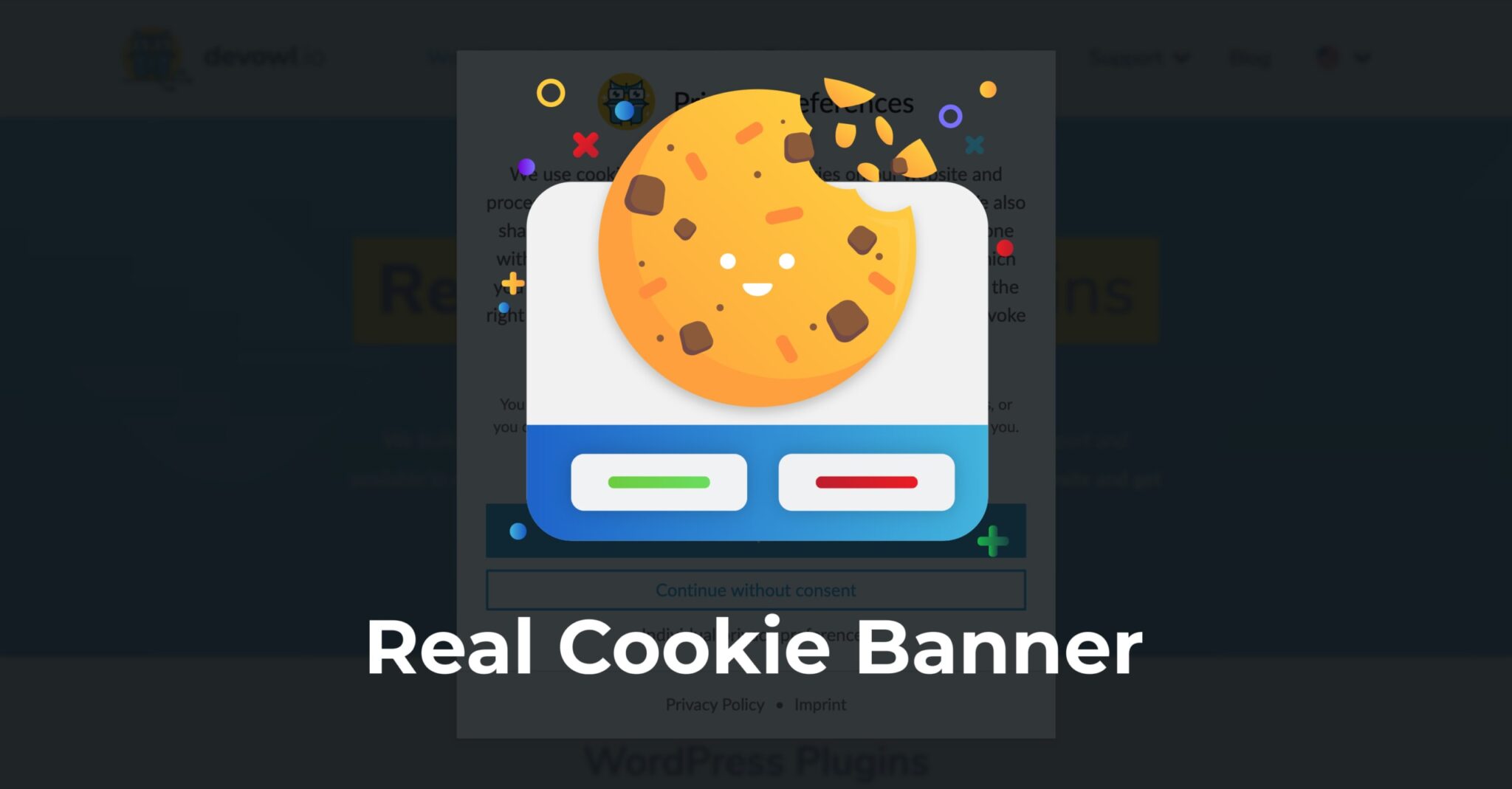 دانلود افزونه وردپرس Real Cookie Banner Pro