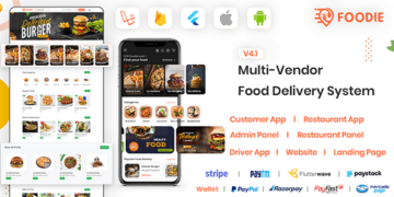 دانلود سورس اپلیکیشن فلاتر iOS و اندروید Foodie
