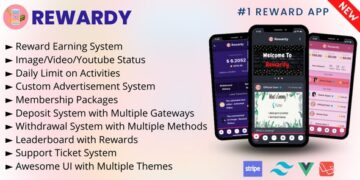 دانلود اسکریپت Rewardy - Status App with Reward Points