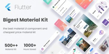 دانلود سورس اپلیکیشن فلاتر Biggest Pro Widget Flutter Kits