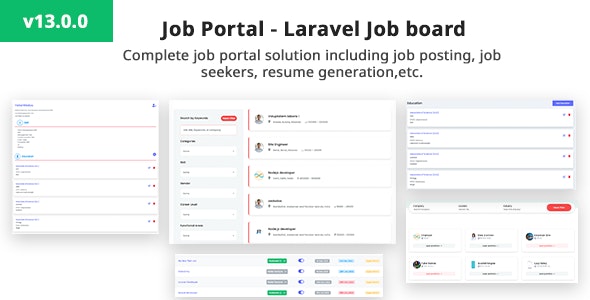 دانلود اسکریپت جامع مشاغل Job Portal