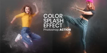 دانلود اکشن فتوشاپ Color Splash Effect