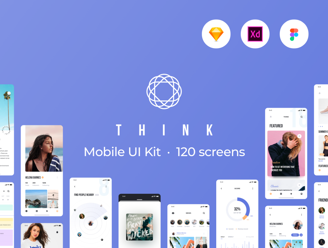 دانلود رابط کاربری موبایل Think Mobile UI Kit