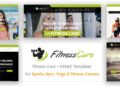 دانلود قالب HTML5 باشگاه ورزشی Fitness Care