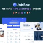 دانلود قالب سایت مشاغل JobBox