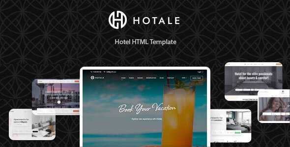 دانلود قالب معرفی و رزرواسیون هتل Hotale
