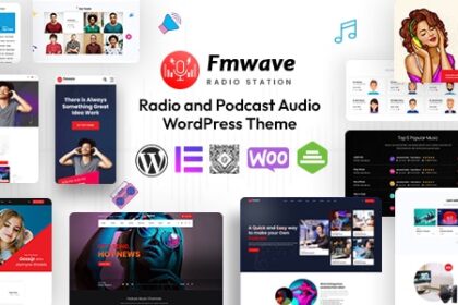 دانلود قالب ایستگاه رادیویی و پادکست وردپرس Fmwave