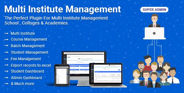 دانلود افزونه وردپرس Multi Institute Management