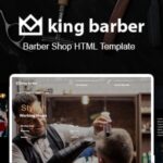 دانلود قالب HTML آرایشگاه King Barber