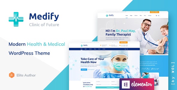 دانلود قالب کلینیک پزشکی وردپرس Medify