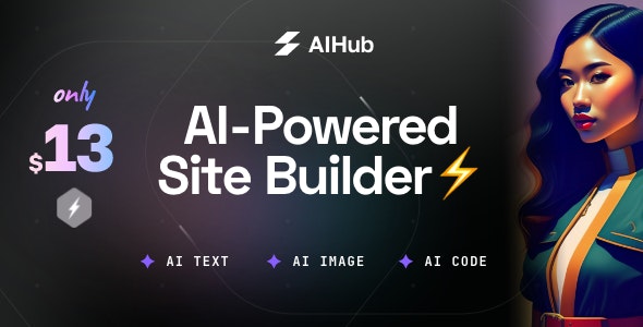 دانلود قالب استارت آپ و هوش مصنوعی وردپرس AIHub