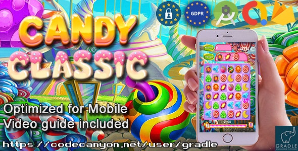 دانلود سورس اپلیکیشن اندروید Candy Classic