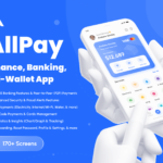 دانلود AllPay - Finance, Banking, & E-Wallet App UI Kit