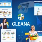 دانلود قالب سایت شرکت خدمات نظافتی Cleana