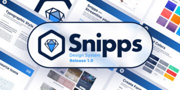 دانلود رابط کاربری Snipps Design System